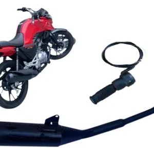 Escapamento Desmiolado 2em1 (c/ Difusor) Fan/start/titan 160