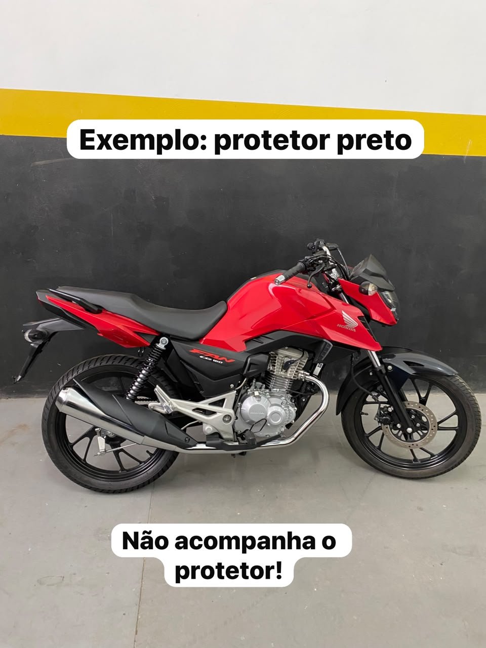 Escapamento Estraladinho Cg 160 Mod Original Cromado - Imagem 7
