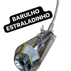 Escapamento Estraladinho Cg 160 Mod Original Cromado
